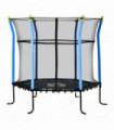 Kids Trampoline - Blue 5.2ft With Enclosure Indoor Outdoor for 3-10 Years