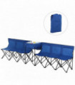 6-Seat Folding Camping Bench