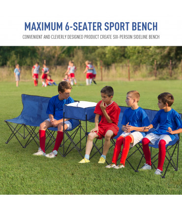 6-Seat Folding Camping Bench