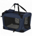 Pet Carrier Bag Blue 70L x 51W x 50H cm Folding Soft Portable Cat Puppy Cage