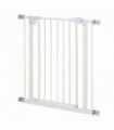 Adjustable White Metal Pet Gate