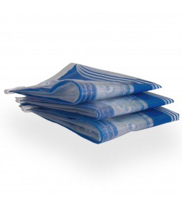 VACUUM STORAGE BAG 80 X 100cm 3pk LARGE JUMBO TRANSPARENT SPACE SAVING