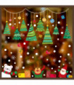 9 Sheets Christmas Window Stickers Double-side PVC Reusable Window Cling Dasher