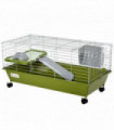 Cage - 89cm Small Animal Home for Rabbit Ferret Chinchilla w/ Wheels Green