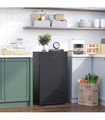 Under Counter Fridge 91L Black 47.5cm x 44.2cm x 84cm Freestanding Chiller Box