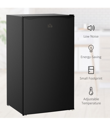 Under Counter Fridge 91L Black 47.5cm x 44.2cm x 84cm Freestanding Chiller Box