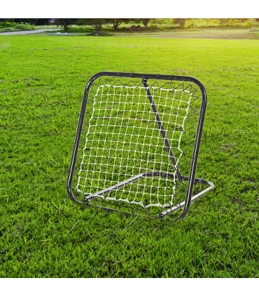 Football, Baseball Rebounder Net Goal Training Set Black Iron, PE 78L x 84W