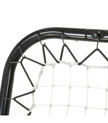Football, Baseball Rebounder Net Goal Training Set Black Iron, PE 78L x 84W
