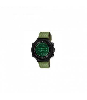 Sport Casual Ladies Waterproof Watch Black Green Digital Night Light