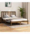 Bed Frame Honey Brown Solid Wood Pine 120x200 cm