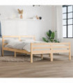 Bed Frame Solid Wood 120x200 cm