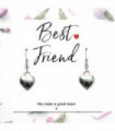 Best Friend Earrings & Message Card