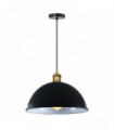 Ceiling Pendant Light Shade Hanging Lamp Lights Black Metal 40cm x 30cm