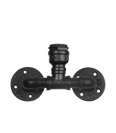 Wall Lamp Retro Light Steampunk Holder E27 60W Dimmable NonDimmable Bulb Black