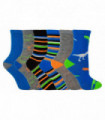 Boys 6 Pack Design Socks (9-12 UK)