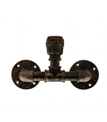 Brushed Copper Vintage Industrial Light Holder E27 60W Dimmable NonDimmable Bulb