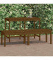 2-Seater Garden Bench Honey Brown 159.5x44x45 cm Solid Wood Pine