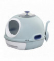 Cat Litter Box Pet Toilet With Scoop Enclosed Drawer Skylight Easy To Clean