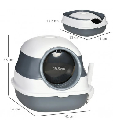 Hooded Cat Litter Box