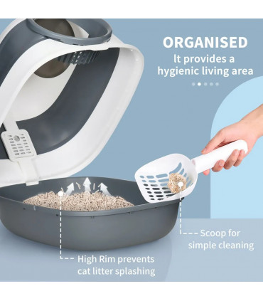 Hooded Cat Litter Box