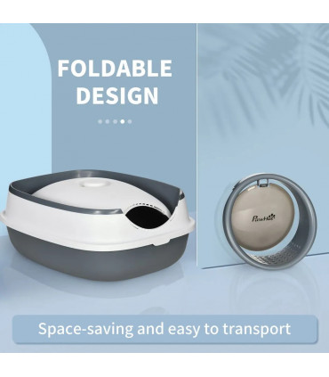 Hooded Cat Litter Box