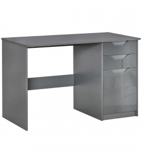 Computer Desk Grey 120cm x 60cm x 76cm Particle board Modern style with drawers