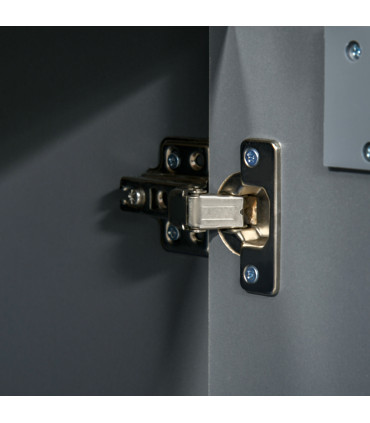 Computer Desk Grey 120cm x 60cm x 76cm Particle board Modern style with drawers