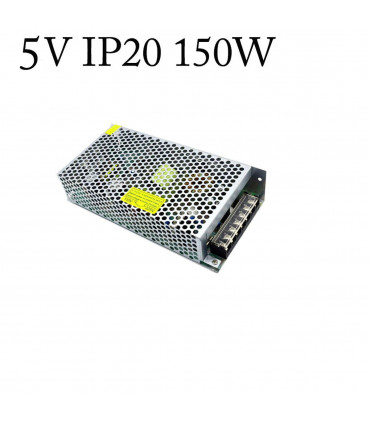 Driver Power Supply Metal case / Aluminum base Silver 150W DC5V IP20 Transformer