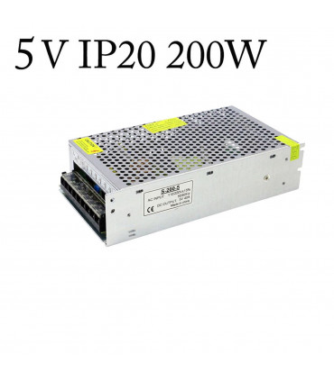 Transformer 200W DC5V IP20 Driver Power Supply Transformer for Strip Light