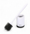 Deep Cleaner Rubber Toilet Brush with Quick Drying Holder Set - Black - 1 Pack