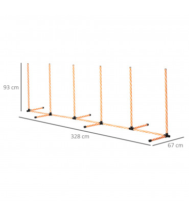 Dog Agility Weave Poles