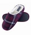 Dunlop - Mens Slippers - CHECKERED 7179 (10 UK / Red)