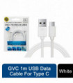 GVC 1m USB Data Cable For Type C, White