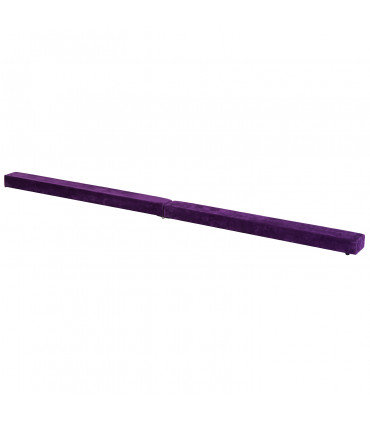 Gymnastics Balance Beam Trainer Fold Performance Purple Suede 240cm Home