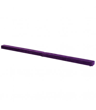 Gymnastics Balance Beam Trainer Fold Performance Purple Suede 240cm Home