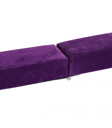 Gymnastics Balance Beam Trainer Fold Performance Purple Suede 240cm Home