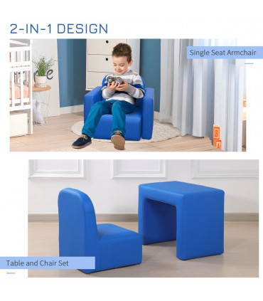 Kids Mini Sofa Table Chair Set