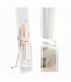 LED Lighted Full Length Mirror Dimmable Body Mirror White 40W x 2.9D x 150Hcm