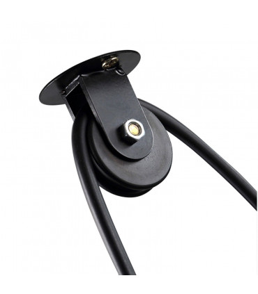 Hanging Pendant Lamp Retro Industrial Vintage Light Metal Black without bulb