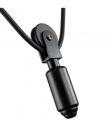 Hanging Pendant Lamp Retro Industrial Vintage Light Metal Black without bulb