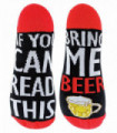 If you can read this bring me... socks (6-11 / Beer)