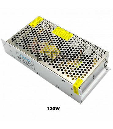 LED Power Supply Transformer Silver Metal Electronic Parts DC24V 120W IP20