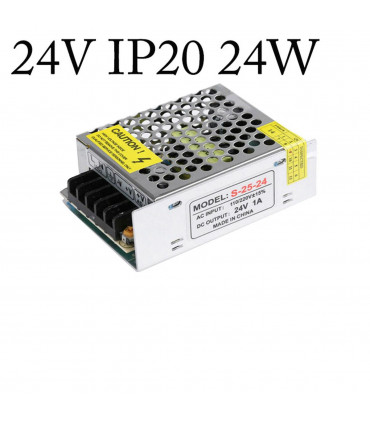 Silver Metal Electronic Parts 24W IP20 DC24V Power Supply Transformer