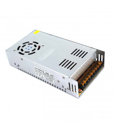 LED Switching Power Supply IP20 DC24V Silver 300W Metal Electronic Parts