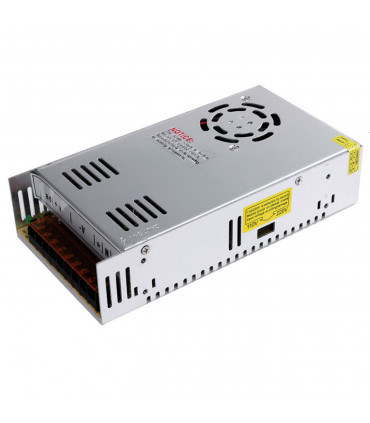 LED Silver Tone Metal IP20 DC24V Power Supply Transformer 400W - 21.50 x 11.50