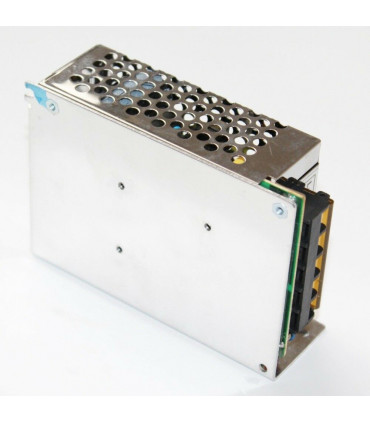 LED Switching Power Supply IP20 DC24V Silver Tone Metal Electronic Parts 48W