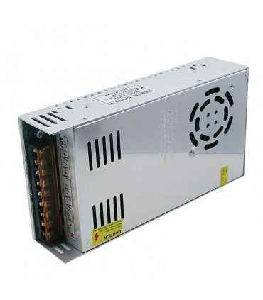 LED Power Supply Transformer Silver Tone Metal Electronic Parts 480W DC24V IP20