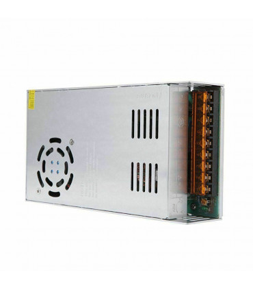 LED Power Supply Transformer Silver Tone Metal Electronic Parts 480W DC24V IP20