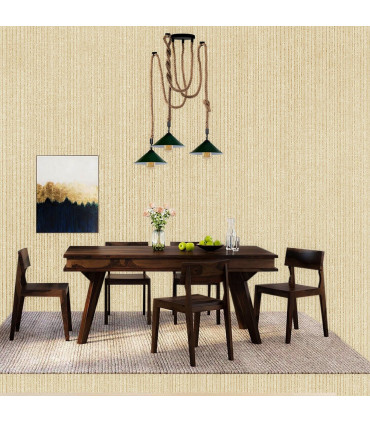 Industrial Pendant Light Retro Vintage Chandelier Hemp Rope Ceiling spider