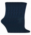 KIDS Solid Colour Cotton Socks (12-3 UK / Navy)